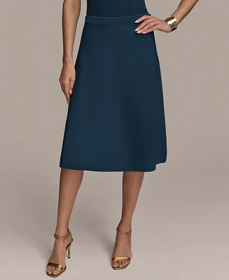 Donna Karan New York Women's Solid Midi Skirt