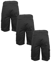 Blu Rock Men's 3-Pack Flex Stretch Cargo Shorts