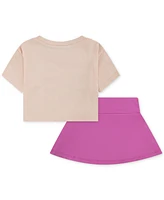Nike Baby Girls Wild Flower T-Shirt & Dri-fit Scooter, 2 Piece Set
