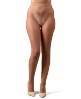 MeMoi Women's Crystal Sheer Non-Control Top Pantyhose Mm-209