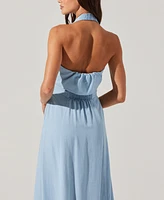 Astr the Label Women's Katherine Tie-Front Midi Dress