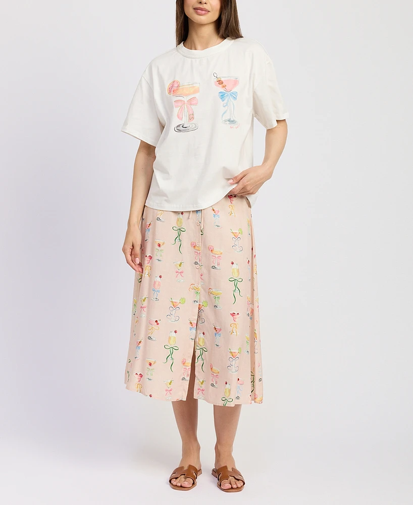 En Saison Women's Mia Graphic T-Shirt
