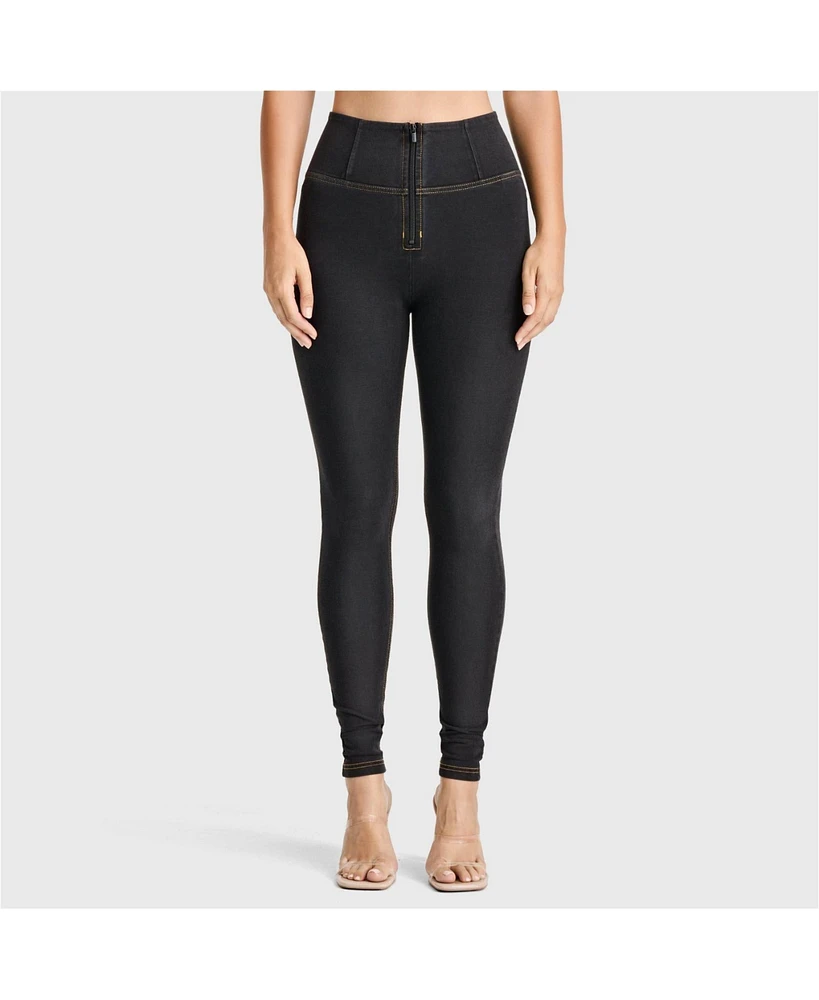 Freddy Women's Wr.up Denim High Rise Full Length Jeans