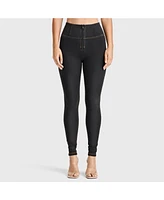 Freddy Women's Wr.up Denim High Rise Full Length Jeans