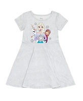 Frozen Toddler Girls 2 Pack Skater Dresses
