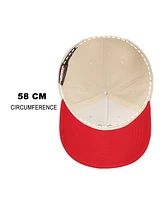 Marvel Men's Ultimate Spider-Man Spider Logo White & Red A-Frame Snapback Hat