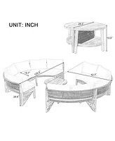 Mondawe 6 - Person Outdoor Seating Group with Cushions and A Coffee Table