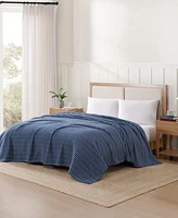 Tommy Hilfiger Nantucket Stripe Cotton Blanket