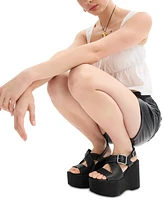 Coach Women's Archival Buckle Platform Sandals