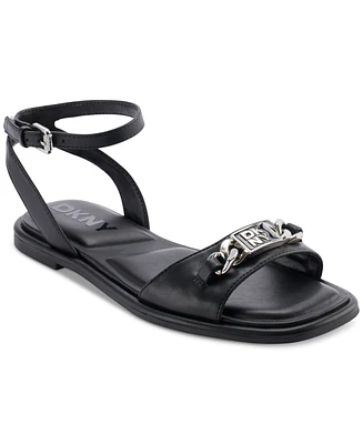 Dkny Women's Bacliff Ankle Strap Flats