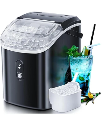 Antarctic Star Nugget Countertop Ice Maker with Soft Chewable