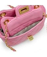 Tiny Treats + Zomi Gems Girls Quilted Treasure Purse, Pink