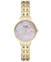 Skagen Women's Anita Lille Quartz Three-Hand Gold Stainless Steel Watch, 30mm