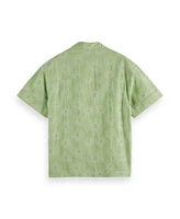 Scotch & Soda Men's Short Sleeve Relaxed Fit Shirt