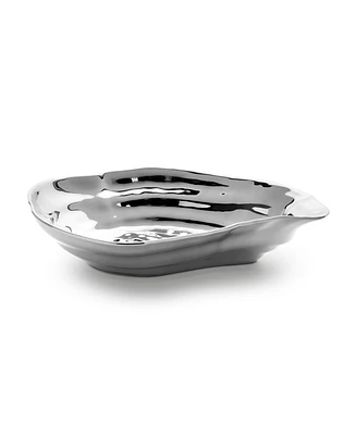 Certified International Silver Plated Oyster Serving Bowl