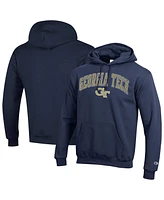 Champion Men's Navy Georgia Tech Yellow Jackets Arch Over Logo Pullover Hoodie