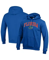 Champion Men's Royal Florida Gators Arch Over Logo Pullover Hoodie