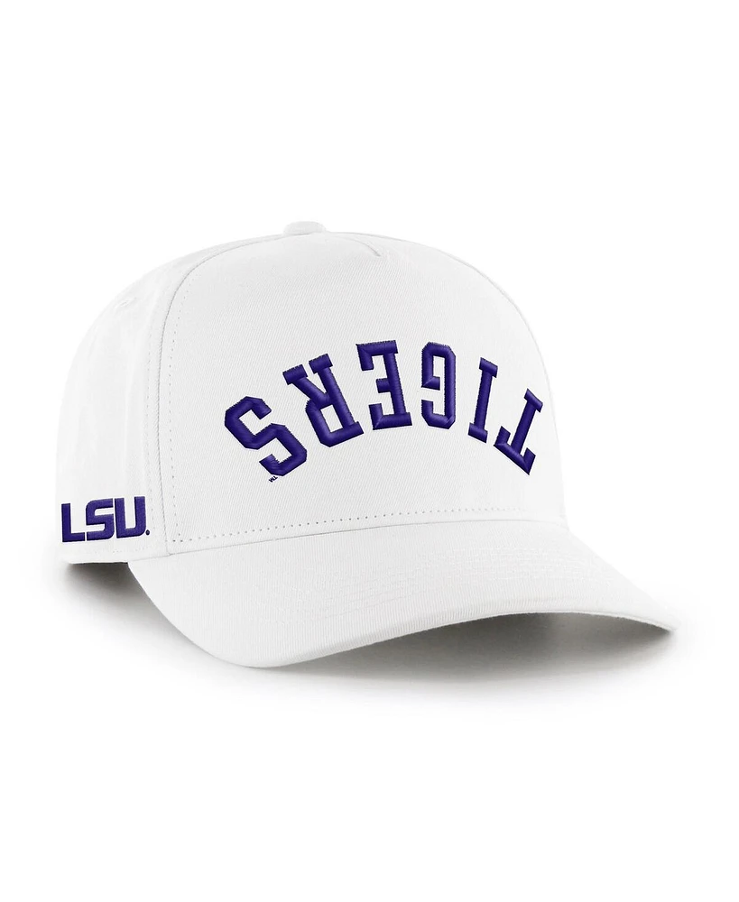 '47 Brand Men's White Lsu Tigers Flip Script Hitch Adjustable Hat