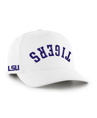 '47 Brand Men's White Lsu Tigers Flip Script Hitch Adjustable Hat