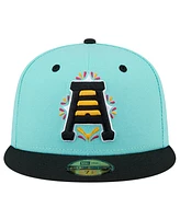New Era Men's Black Salt Lake Bees Copa de la Diversion 59FIFTY Fitted Hat