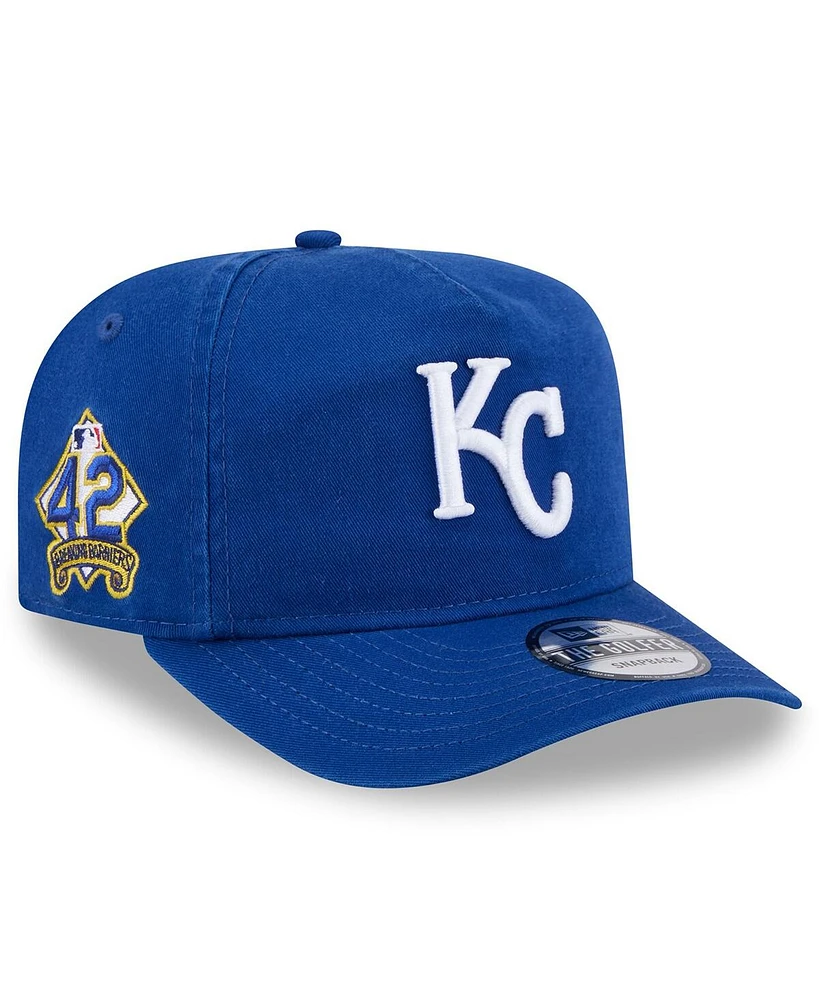 New Era Men's Royal Kansas City Royals 2025 Jackie Robinson Day Golfer Adjustable Hat