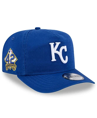 New Era Men's Royal Kansas City Royals 2025 Jackie Robinson Day Golfer Adjustable Hat
