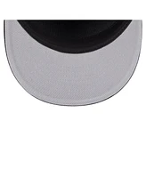 New Era Men's Black Minnesota Vikings Adventure Canvas Split Panel 9FIFTY Snapback Hat