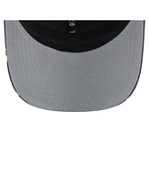 New Era Men's Black New York Yankees Adventure Drinks Pattern 9SEVENTY Stretch-Snap Hat