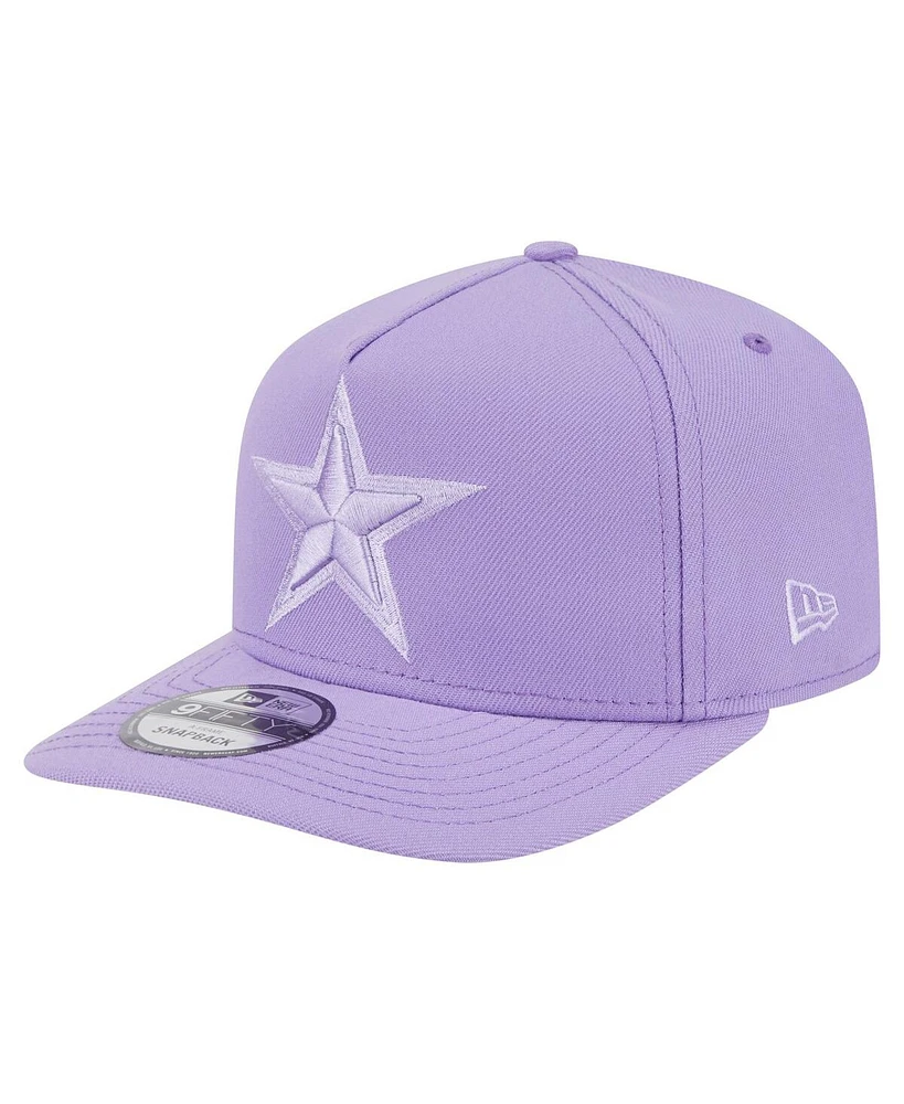 New Era Men's Light Purple Dallas Cowboys Color Pack 9FIFTY Snapback Hat