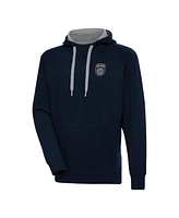 Antigua Men's Navy San Diego Fc Victory Raglan Pullover Hoodie