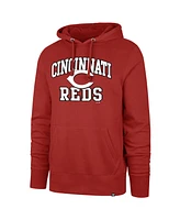 '47 Brand Men's Red Cincinnati Reds Velocity Headline Pullover Hoodie