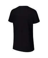 G-iii 4Her by Carl Banks Women's Black Denny Hamlin Strategy V-Neck T-Shirt