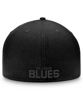 Fanatics Men's Black St. Louis Blues Team Haze Fitted Hat