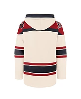 '47 Brand Men's Cream Boston Red Sox Superior Lacer Pullover Hoodie