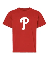 Soft as a Grape Big Boys and Girls Red/Gray Philadelphia Phillies T-Shirt, Set of 2