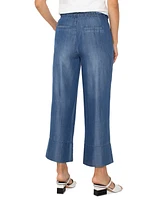 Liverpool Los Angeles Petite Wide-Leg Ankle Pants