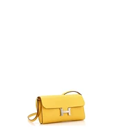 Pre-Owned Hermes Constance To Go Wallet Evercolor
