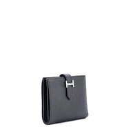 Pre-Owned Hermes Compact Bearn Wallet Epsom