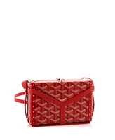 Pre-Owned Goyard Minaudiere Bag Coated Canvas