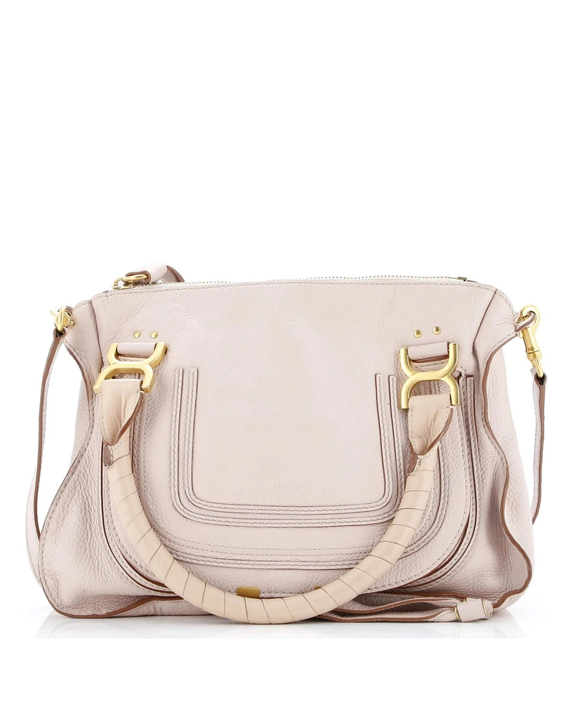 Pre-Owned Chloe Medium Marcie Satchel Leather