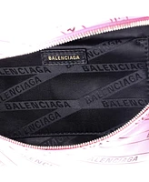 Pre-Owned Balenciaga Xxs Souvenir Belt Bag Printed Leather
