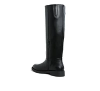 Kiang Metal Chain Link Detail Calf Boots