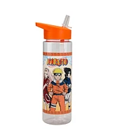Naruto Main Characters Boy's 5-Piece Backpack Set & 24 Oz Single Wall Water Bottle Combo Set