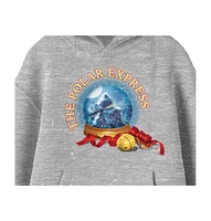 The Polar Express Boys Snow Globe Athletic Gray Hoodie-xl