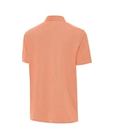 Antigua Men's Orange Clemson Tigers Golfer Twine Polo Shirt