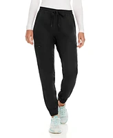 Medichic Women's Seven Pocket Cargo Scrub Pants Joggers with 4-Way Stretch