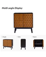 Arvid 30"Tall 2-Door Accent Cabinet