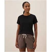 Pact Women's Organic Cotton Luxe Stretch Jersey Tee