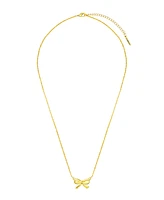 Unwritten Cubic Zirconia Bow Layered Necklace Set
