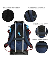 Spider-Man Costume Black 17" Large Travel Backpack